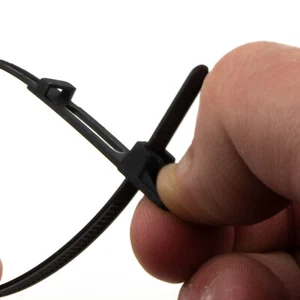Bridas de cable reutilizables NUEVAS fáciles de liberar 4,8 mm o 7,6 mm de grosor paquete de 25/100 - Imagen 1 de 21