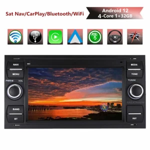 Radio estéreo de coche para Ford C/S-Max Kuga Transit Android unidad principal GPS navegación + BT  - Imagen 1 de 15