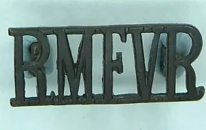 1948-66 Royal Marine fore Volunteer Reserve shoulder title Bronzed finish - Picture 1 of 3