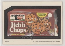 1985 Topps Wacky Packages Itch 'N Chaps Cookies #20 6f8