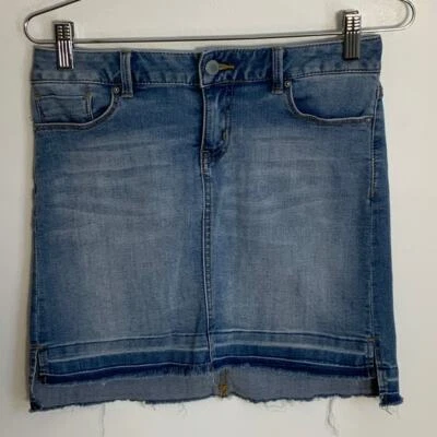 Calvin Kline Boyfriend Denim Skirt Girl's 12 - Image 1 of 4