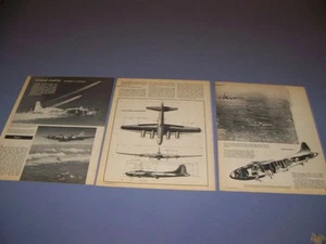 VINTAGE..B-17 "FLYING FORTS" HISTORY..HISTORY/DETAILS/3-VIEWS..RARE!..(881L) - Picture 1 of 5