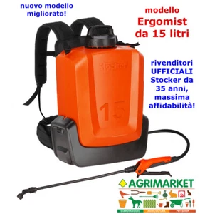 Pompa pressione ELETTRICA a zaino ERGOMIST lt 15 STOCKER 405 - batteria INCLUSA! - Foto 1 di 2