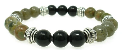 REPRESSED EMOTIONS 8mm Crystal Intention Bracelet w/Description Card- Healing - Image 1 of 2