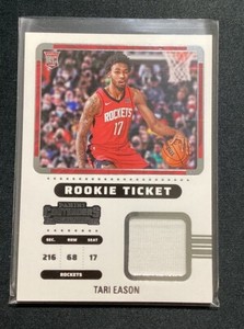 2022-23 Panini Contenders Rookie Ticket Swatches Tari Eason #RTS-TEH Rookie RC
