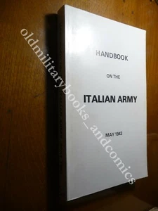HANDBOOK ON THE ITALIAN ARMY MAY 1943 - Picture 1 of 3