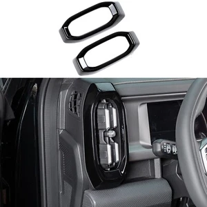 Cubierta de aire acondicionado de ventilación lateral para tablero de instrumentos negro para Jetour T2, Traveller 2023-2025 2 piezas - Imagen 1 de 8