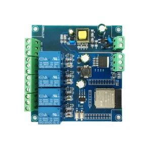 Placa de desarrollo módulo de relé de 4 canales AC/DC ESP32 WIFI Bluetooth ESP32-WRM - Imagen 1 de 12