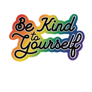 Pegatina Sé amable contigo mismo ~ Barfool ~ Calcomanía casco caja herramientas teléfono computadora portátil iPad - Imagen 1 de 4