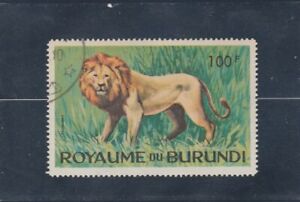 L6605 BURUNDI Timbre N° 94 de 1964 " Lion Panthera leo "  Oblitéré