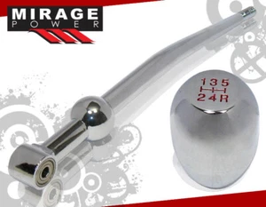 For 90-93 Acura Integra Ls Rs Gsr Billet Short Throw Shifter + Gear Knob Silver - Picture 1 of 4