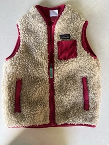 PATAGONIA Retro-X Deep Pile Fleece Sherpa Vest Youth Kids Toddler 4T STY61035FA1 - Picture 1 of 7