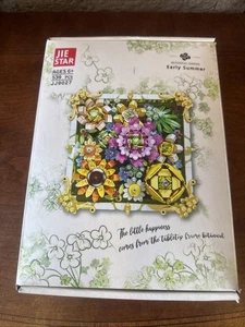 492PCS Preserved Flower Photo Frame Building Blocks SunflowerMOC - Picture 1 of 10