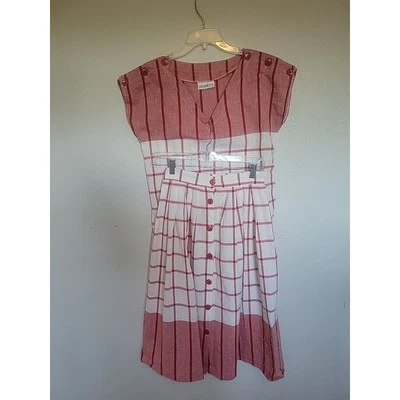 Conjunto de 2 peças saia midi vintage década de 1980 Peddlers 25 polegadas cintura - Imagem 1 de 4