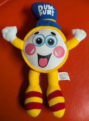 复古 Spangler Dum-Dums Lollipop 鼓人毛绒填充吉祥物娃娃玩具 Bryan OH — 第 1/3 张图片