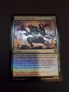 Terrific Team-Up (Foil) - 0120 - Marvel's Spider-Man - MTG - SHIPS NOW - NM/M - Picture 1 of 2