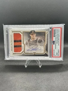 2023 Topps Definitive Adley Rutschman Rookie Patch Auto /50 Orioles - Picture 1 of 3