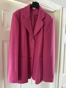 Size 18 Cerise Cotton Traders Women’s Coat - Picture 1 of 5