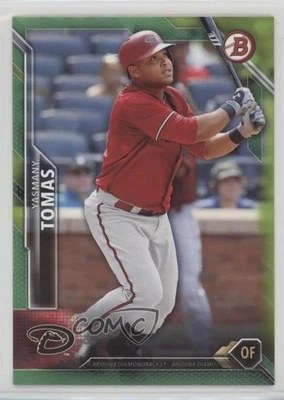 2016 Bowman Green /99 Yasmany Tomas #6 - Image 1 of 2