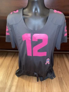 Aaron Rogers Nike NFL Womens Jersey Dress Gray & Pink Breast Cancer #12 Packers - Picture 1 of 8