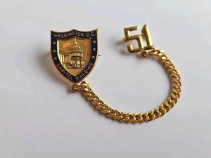 Pin de solapa '51 del edificio del Capitolio de Washington DC - Imagen 1 de 3