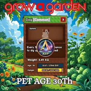 Grow a Garden Pets Age 30th ⚡⚡ fast delivery ⚡⚡ - Picture 1 of 1