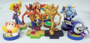 Lot of 10 Miscellaneous Amiibo Figurines! Crash Bandicoot Animal Crossing Kirby! - Picture 1 of 22