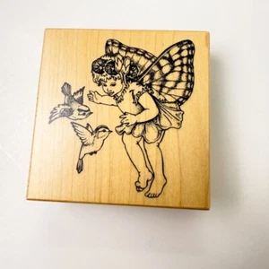 Schmetterling Fee Kind ~ Vögel ~ Natur ~ selten ~ Rarität ~ Gummistempel ~ 2,75" x 2,75" ~ PSX G3246 - Bild 1 von 7