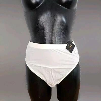 Donna Karan exklusiver Slip Elfenbein Gr. M 38 mit Logo*Luxus Lingerie Neu - Bild 1 von 4