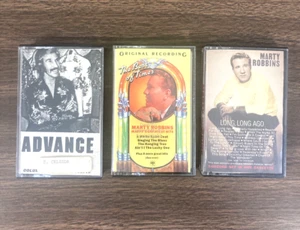 Marty Robbins Cassettes Lot Of Three (3) PROMO & Pre Production RARE - Picture 1 of 24