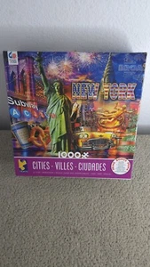 Ceaco NEW YORK 1,000 Piece Puzzle Cities Villes Ciudades Complete Made In USA - Picture 1 of 4