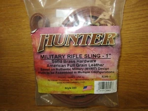 Eslinga para rifle militar de cuero Hunter de 1" - Imagen 1 de 1