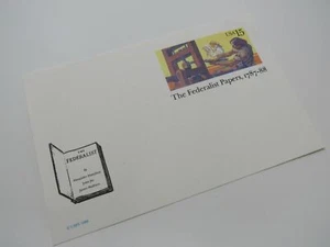 USPS Scott UX126 15c The Federalist Papers Mint Never Hinged/MNH Postal Card - Picture 1 of 5