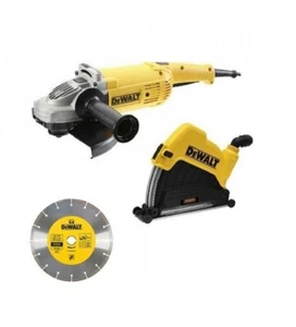 DEWALT DWE492GK-QS SMERIGLIATRICE ANGOLARE 230MM 2200W + CUFFIA+DISCO DIAMANTATO - Imagen 1 de 5