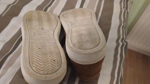 ONE PAIR OF DESERT SAND SHOES - Picture 1 of 7