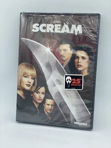 Scream 2021 25th Anniversary Movie DVD Limited Edition Exclusive Sticker OOP - Picture 1 of 3