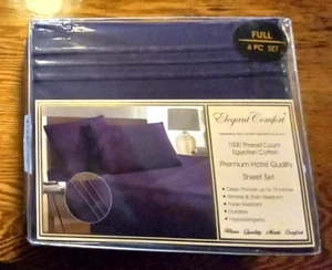 Elegantes Komfort 4-teiliges Lakenset - Premium Hotelqualität 1500 Fäden tiefe Tasche - Bild 1 von 10