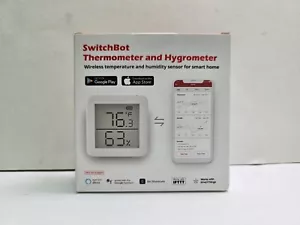 SwitchBot Thermometer & Hygrometer Plus. 2 PACK. Model W2301500 - Picture 1 of 2