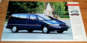 Chevy Lumina 1990 APV información original del distribuidor anuncio impreso 90 - Imagen 1 de 4