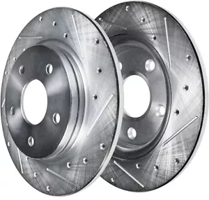 Rotores de freno de disco traseros perforados de 11,06"" para Avalon Venza Camry ES350 NX200t ES250 - Imagen 1 de 1