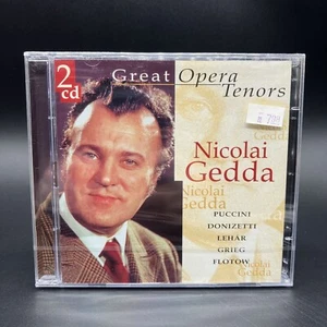 Nicolai Gedda - Great Opera Tenors - 2 CD Puccini, Donizetti, Lehar Grieg New - Picture 1 of 3