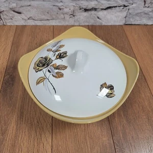 Midwinter Fashion Shape Vegetable Tureen, Yellow Rose Design - Picture 1 of 6