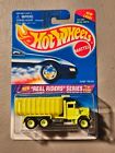 1995 HOT WHEELS REAL RIDERS SERIES YELLOW DUMP TRUCK SHIPPED IN A PROTECTO