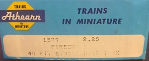 Athearn HO Scale - 40' Tank Car Firestone GATX 30902 - 1579 - SWC4 - Picture 1 of 2