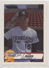 1993 Fleer ProCards South Atlantic League All-Star Game Chris Mader #SAL-28
