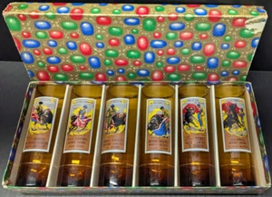 Raro póster taurino vintage topacio highball y gafas con adornos dorados caja original - Imagen 1 de 10