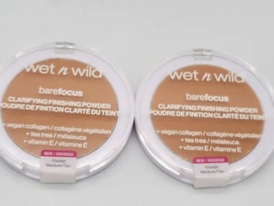  Wet n Wild Bare Focus Finish Powder #1114481 Medium/Tan 0.27 Oz. QTY:2 - Image 1 of 4