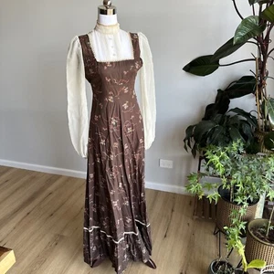 Vtg 70’s Gunne Sax Prairie Style Cottagecore Sheer Balloon Sleeves Fits XS / 8 - Bild 1 von 20