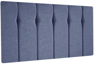 BED ARENA Luxury Queen Style Chenille Headboard With Diamante & Buttons, All Sizes & Color