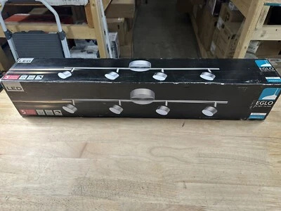 Eglo 2 ft 4-Light Matte Nickel Integrated LED Fixed Track Lighting Kit - Image 1 of 4